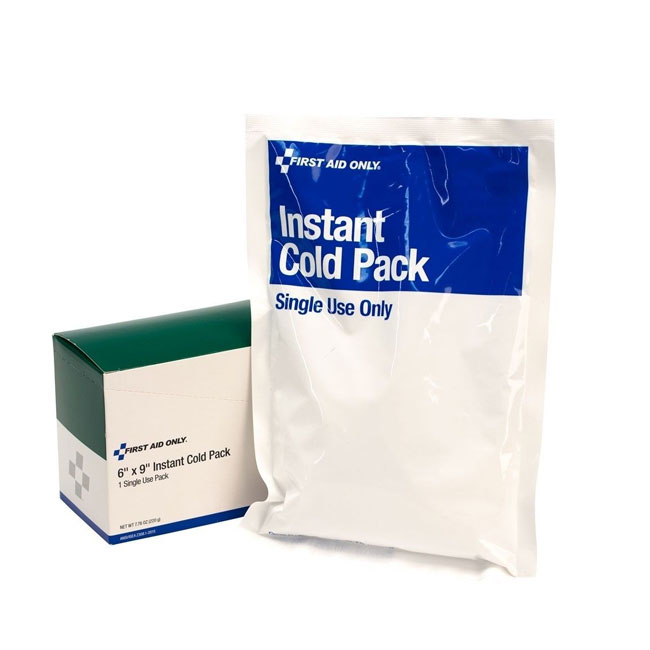 First Aid Only 6 Inch x 9 Inch Instant Cold Pack, Large, 1 Per Box from GME Supply