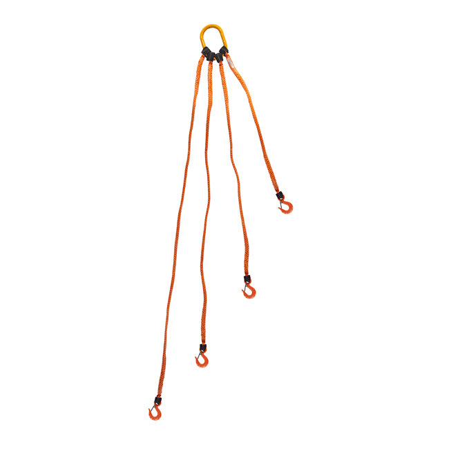 Four Leg 500 lb Capacity Lifting Bridle with Hooks from GME Supply