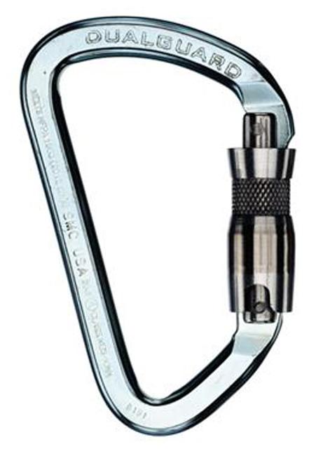 SMC Dualgaurd Auto-locking Lite Steel Carabiner NFPA from GME Supply