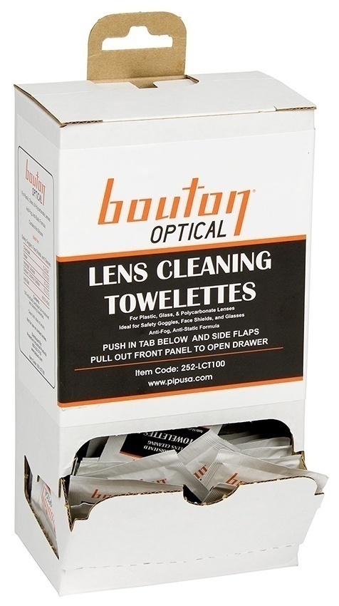 Bouton Optical Lens Cleaning Towelettes (Box of 100)  from GME Supply