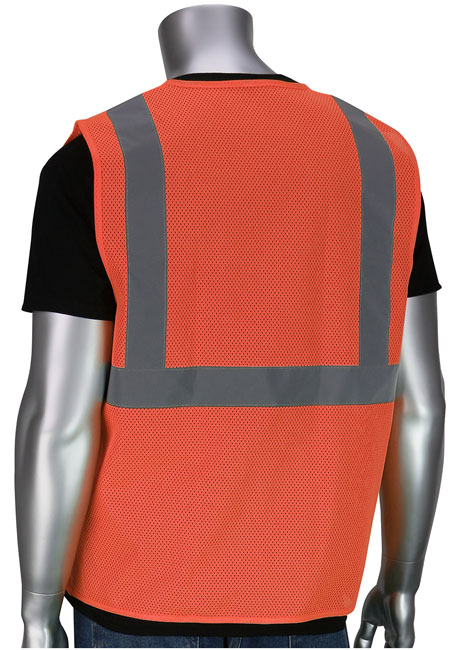 ANSI Type R Class 2 Dual Sized Value Zipper Mesh Vest from GME Supply