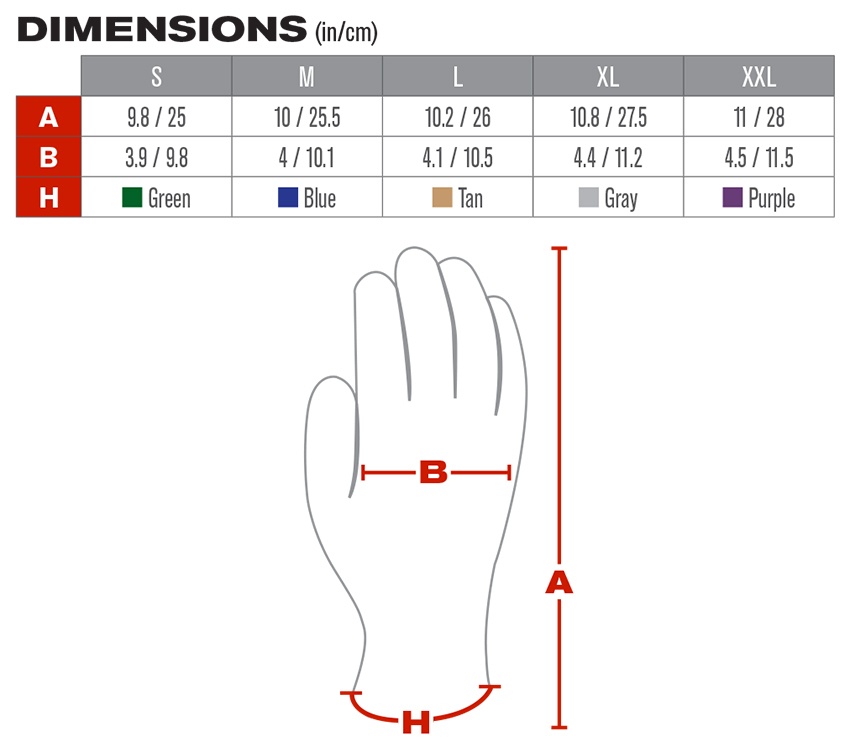 PowerGrab Thermo Black Acrylic Gloves from GME Supply