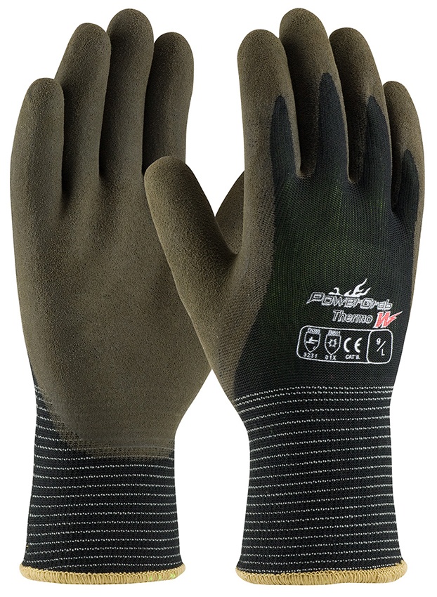 PowerGrab Thermo Black Acrylic Gloves from GME Supply