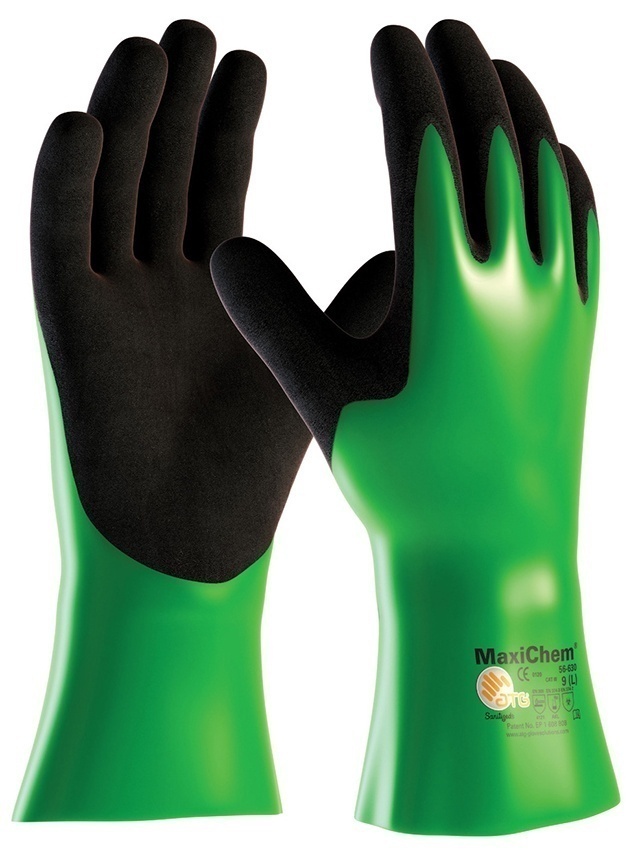 MaxiChem Nitrile Coated Gloves (12 Pair) from GME Supply