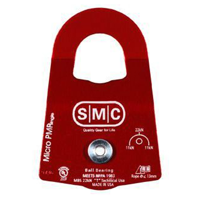 SMC Micro Single Aluminum Prusik Minding Pulley  from GME Supply
