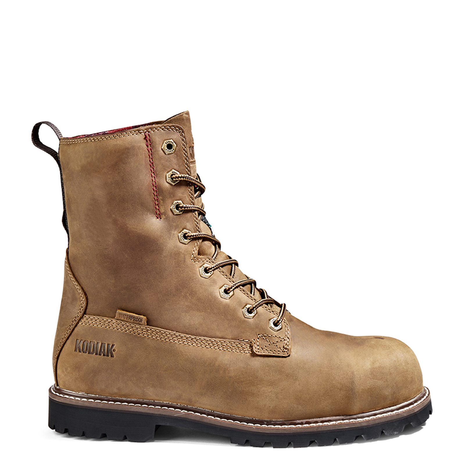 Kodiak KD0A4NLSBRN Mens McKinney 8in Composite Toe Work Boot from GME Supply