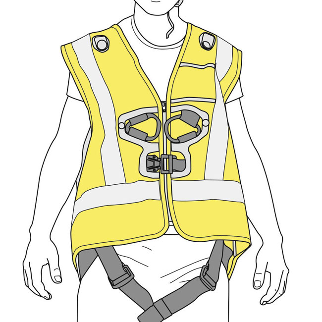 Petzl HI-VIZ Vest for NEWTON Harnesses from GME Supply