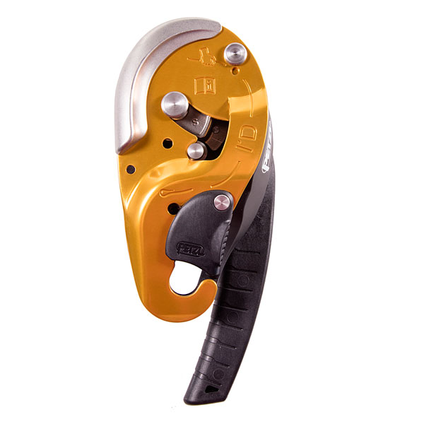 Petzl I'D S Self-Braking Descender (Yellow) from GME Supply