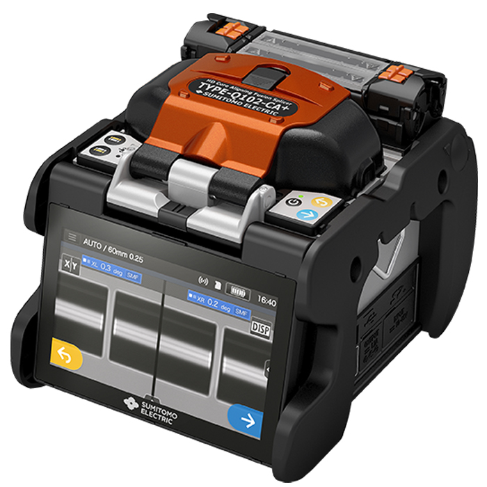 Sumitomo Electric Q102-CA+ Core Aligning Fusion Splicer with FC-8R+ Precision Cleaver Kit from GME Supply