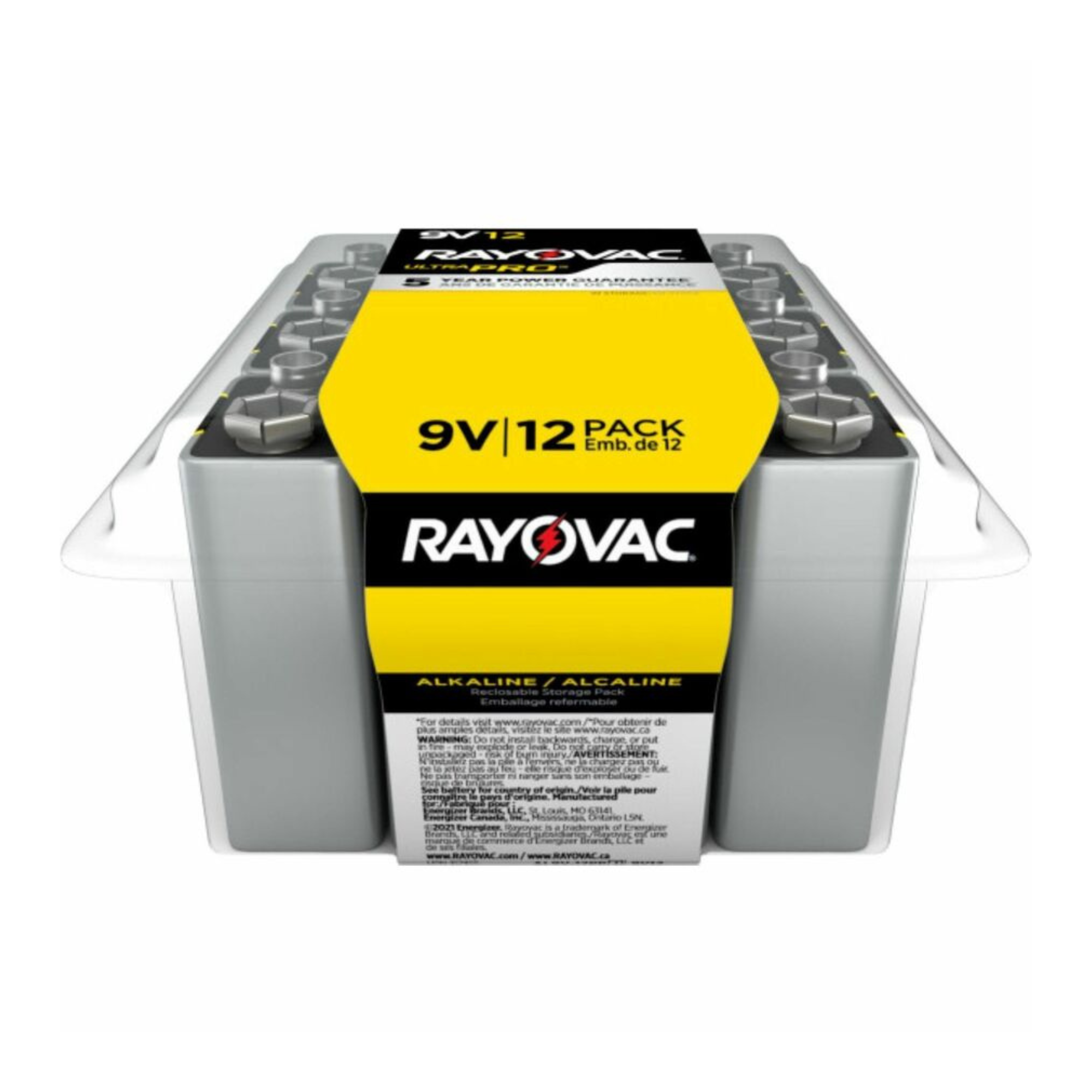 Rayovac Ultra Pro Alkaline 9V Batteries (12-Pack) from Columbia Safety