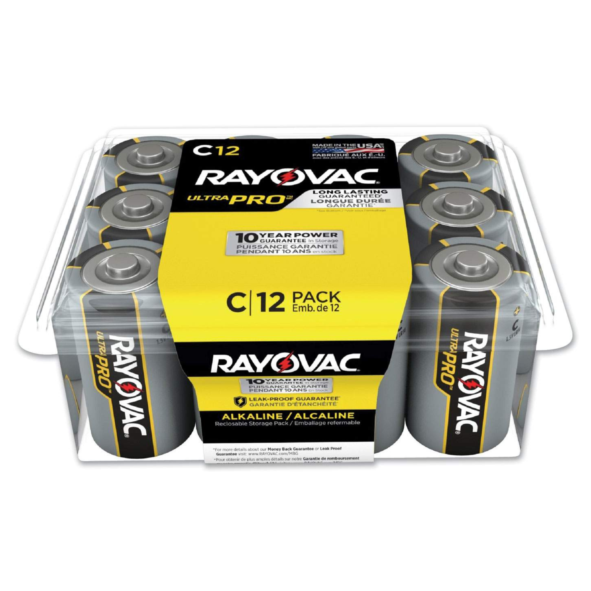 Rayovac Ultra Pro Alkaline C Batteries (12-Pack) from Columbia Safety