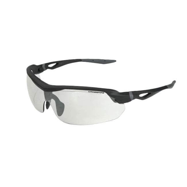 Radians Cirrus Matte Black Frame with Indoor/Outdoor Lens Safety Glasses from GME Supply