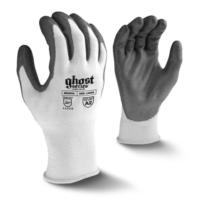 Radians RWG550 Ghost Series Cut Protection Level A2 Work Glove from GME Supply