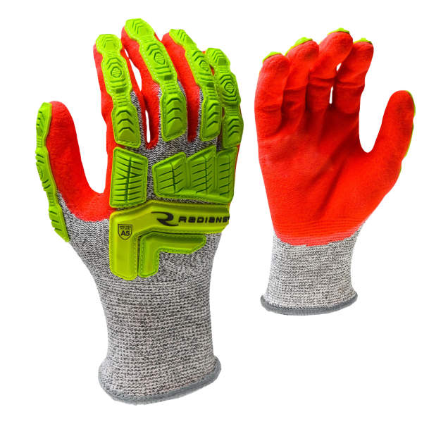 Radians Cut Protection A5 Sandy Foam Nitrile Coated Work Gloves - Medium from GME Supply