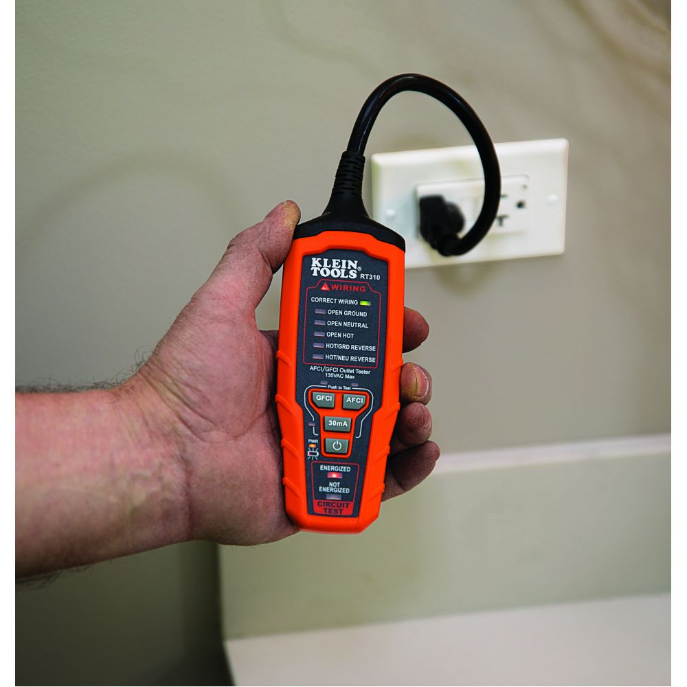 Klein Tools AFCI/GFCI Outlet Tester from GME Supply