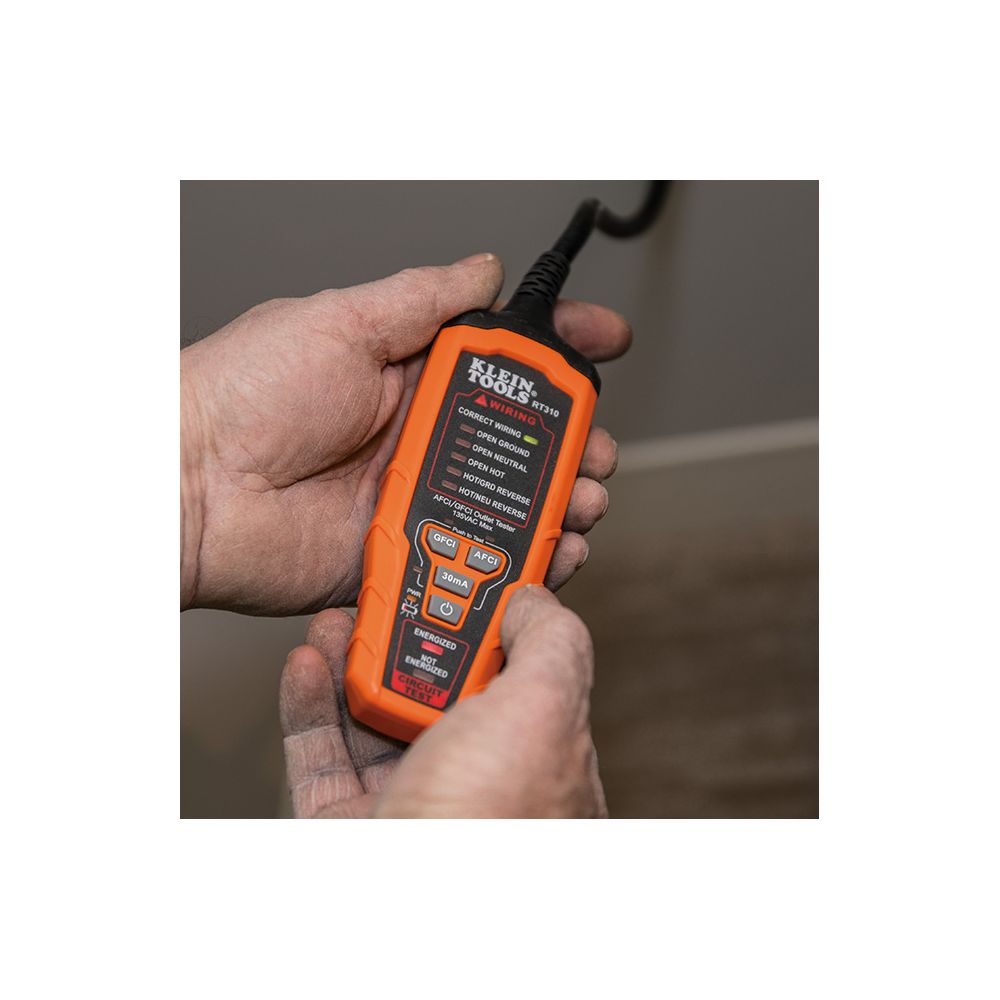 Klein Tools AFCI/GFCI Outlet Tester from GME Supply