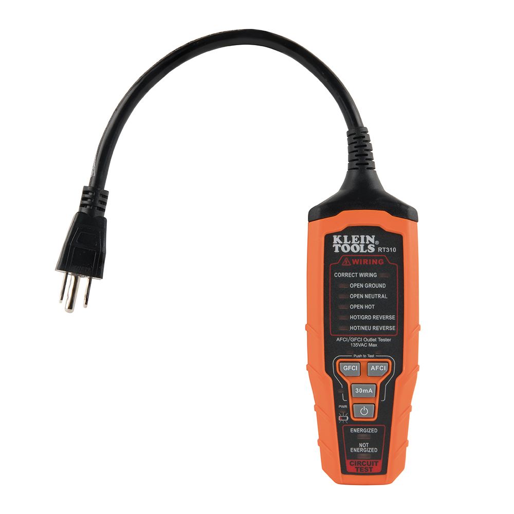 Klein Tools AFCI/GFCI Outlet Tester from GME Supply