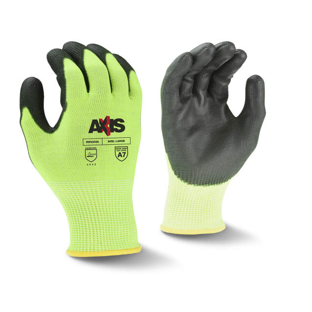 Radians AXIS Cut Level A8 PU Coated Gloves from Columbia Safety