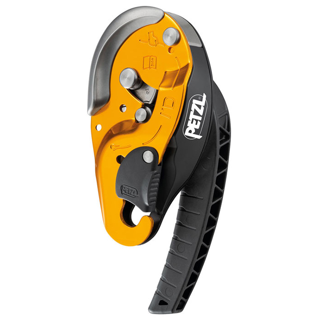 Petzl I'D S Self-Braking Descender (Yellow) from GME Supply
