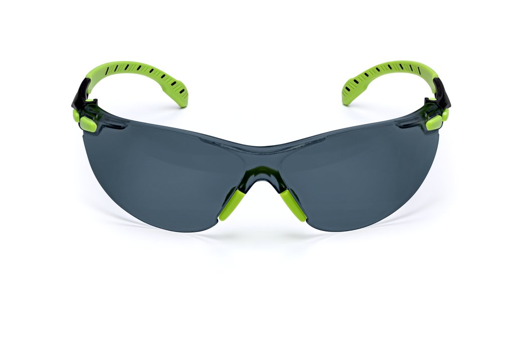 3M Solus 1000-Series S1202SGAF Green/Black Grey Anti-Fog Lens (20 Pack) from GME Supply