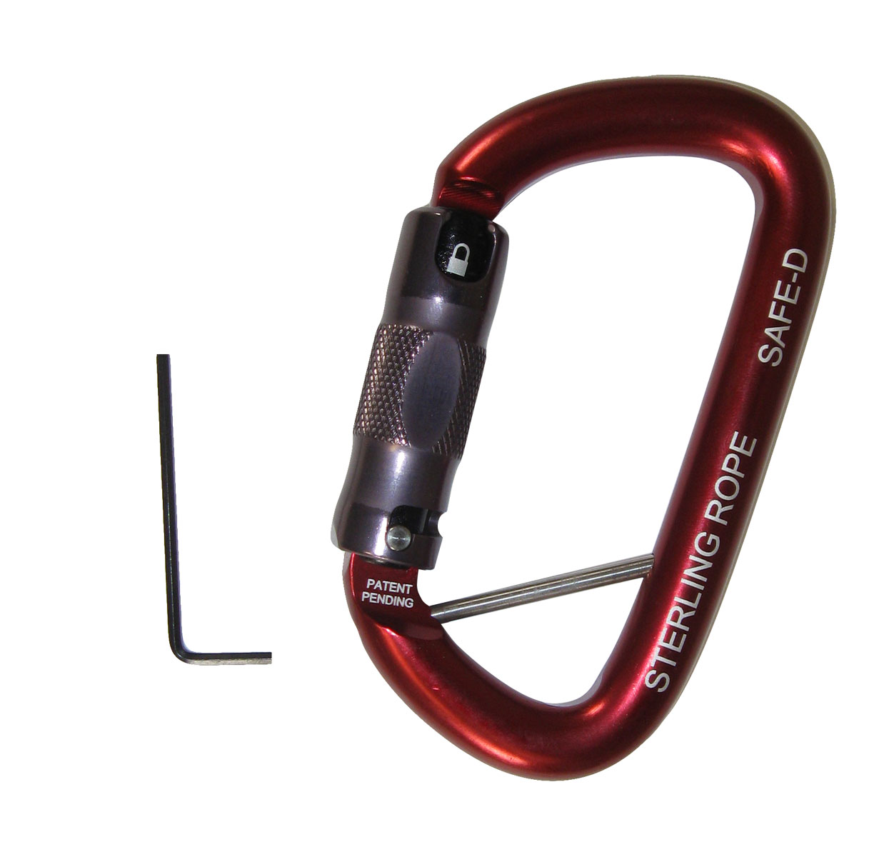 Sterling Safe-D Autolock Carabiner With Captive Eye Pin from GME Supply