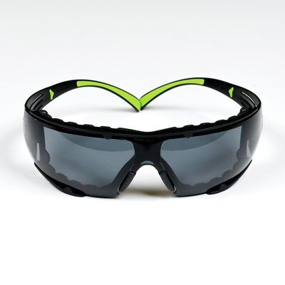 3M Secure Fit SF402AF-FM Safety Glasses with Foam Liner and Grey Anti-Fog Lens (Case of 20) from GME Supply