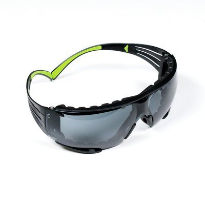 3M Secure Fit SF402AF-FM Safety Glasses with Foam Liner and Grey Anti-Fog Lens (Case of 20) from GME Supply