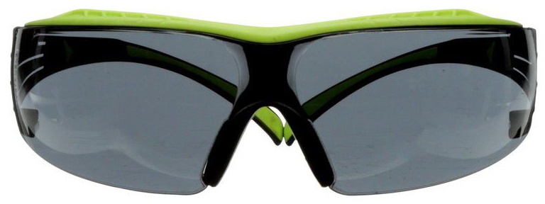 3M SecureFit 400 Series SF402XAS Safety Glasses with Green/Black Temples & Gray Anti-Scratch Lens (20 Pack) from GME Supply