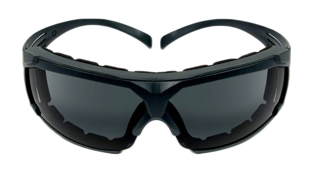 3M SecureFit SF602SGAF-FM Foam, Grey Scotchgard  Anti-fog lens from GME Supply