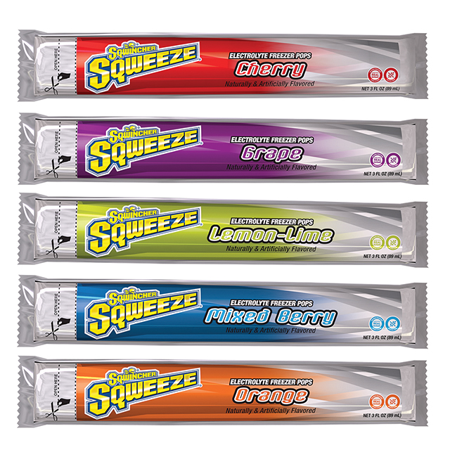 Sqwincher Sqweeze Pops - Assorted Flavors (Case of 150) from Columbia Safety
