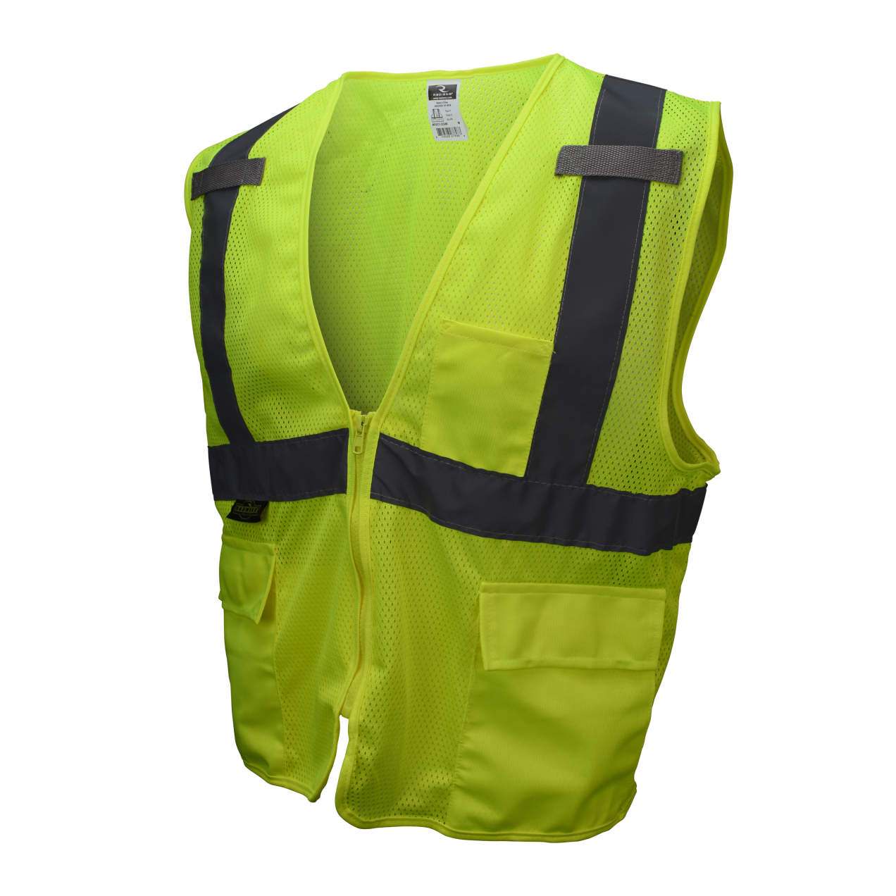 Radians SV27 Multipurpose Surveyor Type R Class 2 Safety Vest - Hi-Vis Green from GME Supply