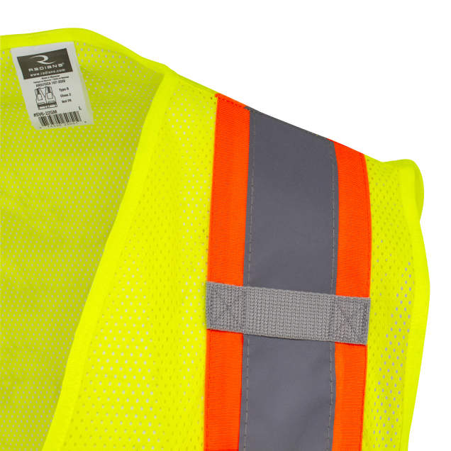 Radians SV6 Two Tone Surveyor Type R Class 2 Mesh Safety Vest Hi-Vis Green from Columbia Safety
