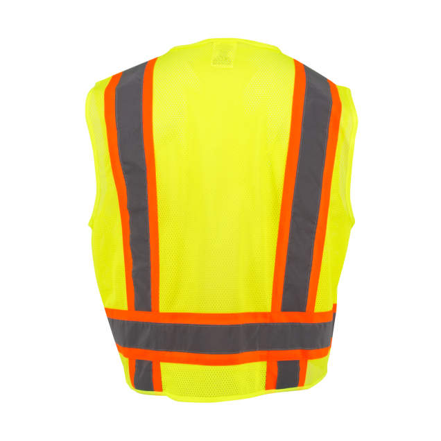 Radians SV6 Two Tone Surveyor Type R Class 2 Mesh Safety Vest Hi-Vis Green from Columbia Safety