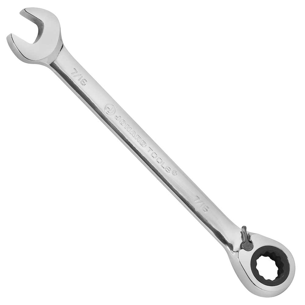 Jonard 7/16 Inch Ratcheting Reversible Combo Wrench from GME Supply