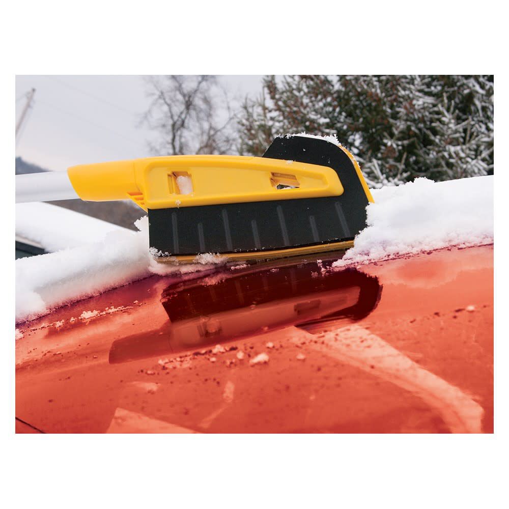AMES True Temper Scratch Free Auto Snow Brush with End Scraper from GME Supply