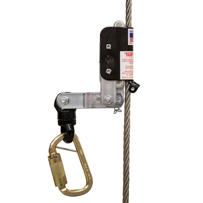Tuf-Tug 3/8 Inch Wire Grab Fall Arrester with Swivel from GME Supply