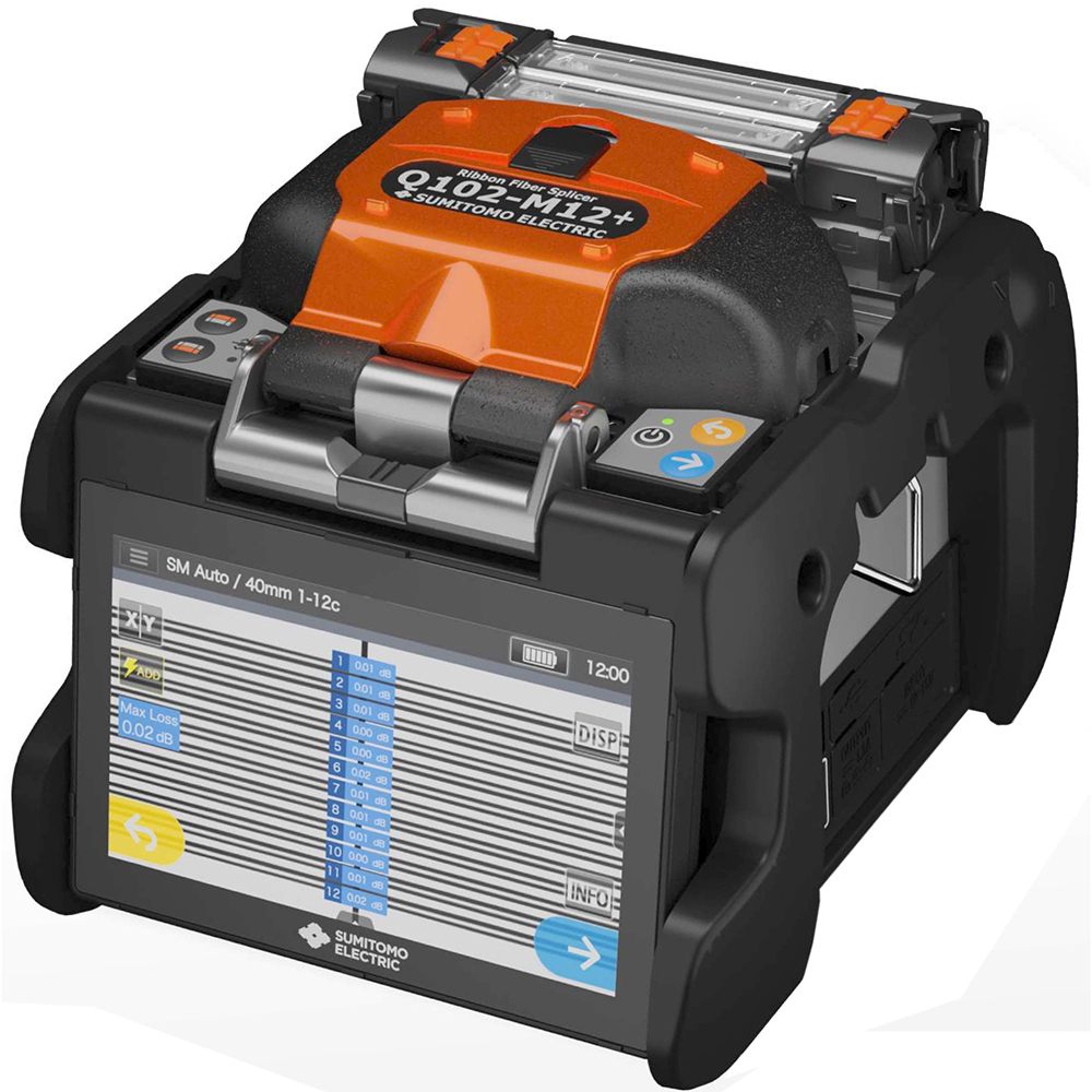 Sumitomo Electric Q102-M12+ Ribbon Fusion Splicer Kit with Fiber Arrangement Tool & Consumables Kit from GME Supply