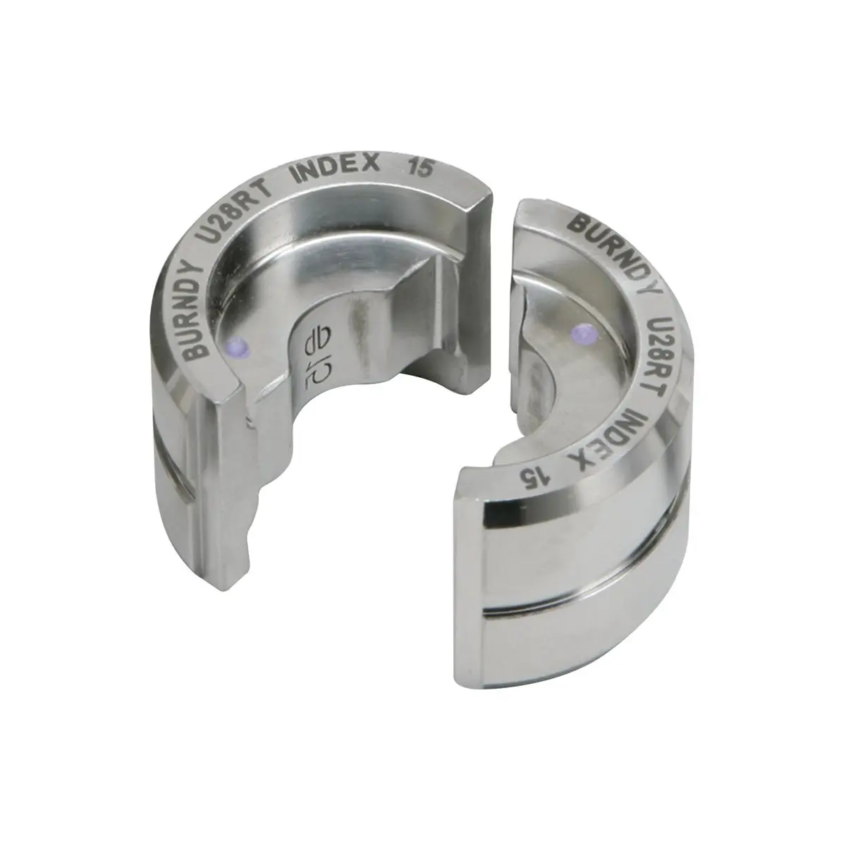 Burndy Stainless Steel Radial Non Butting Twin U Die, Index 468 from GME Supply