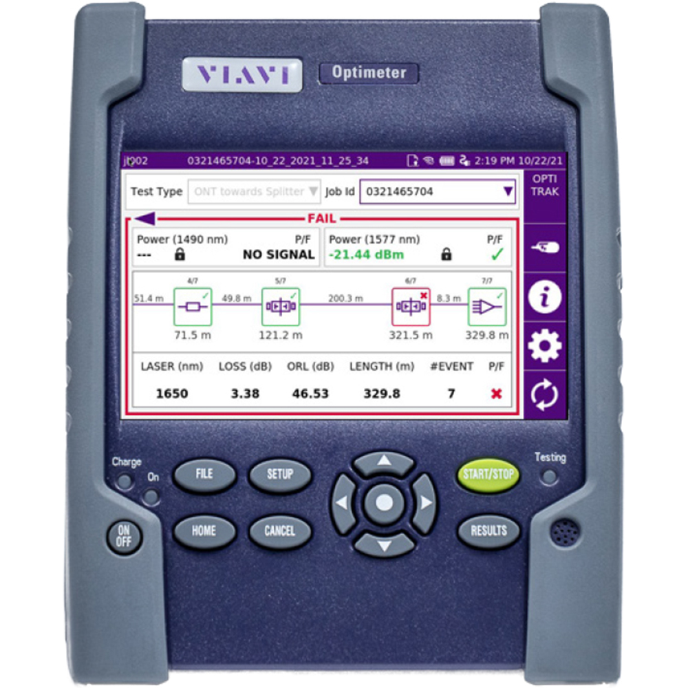 VIAVI Optimeter Fiber Tester PRO Kit F1650nm - APC from GME Supply