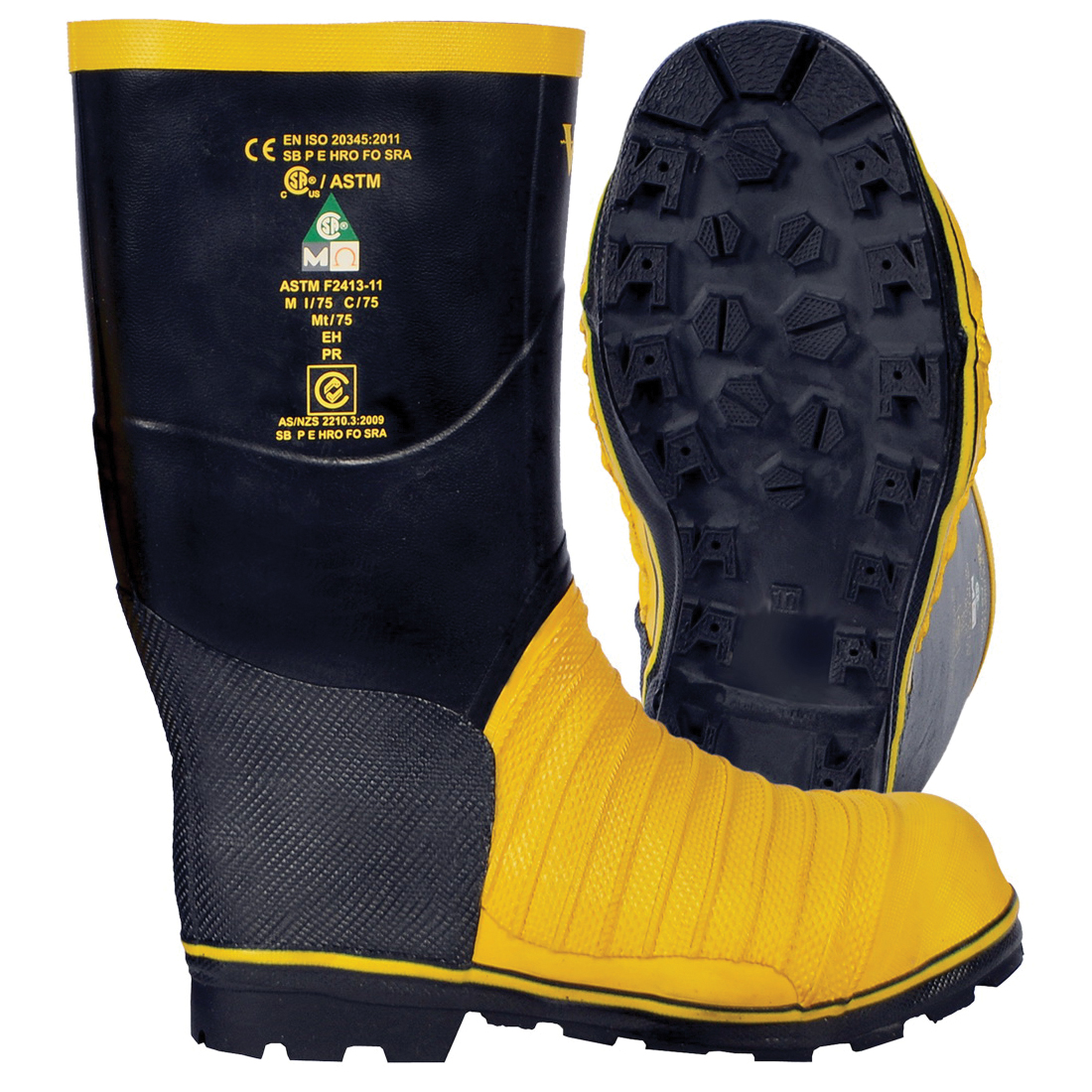 VW49 Viking Miner49ER Rubber Boot with Met Guard - Mens 10 from GME Supply