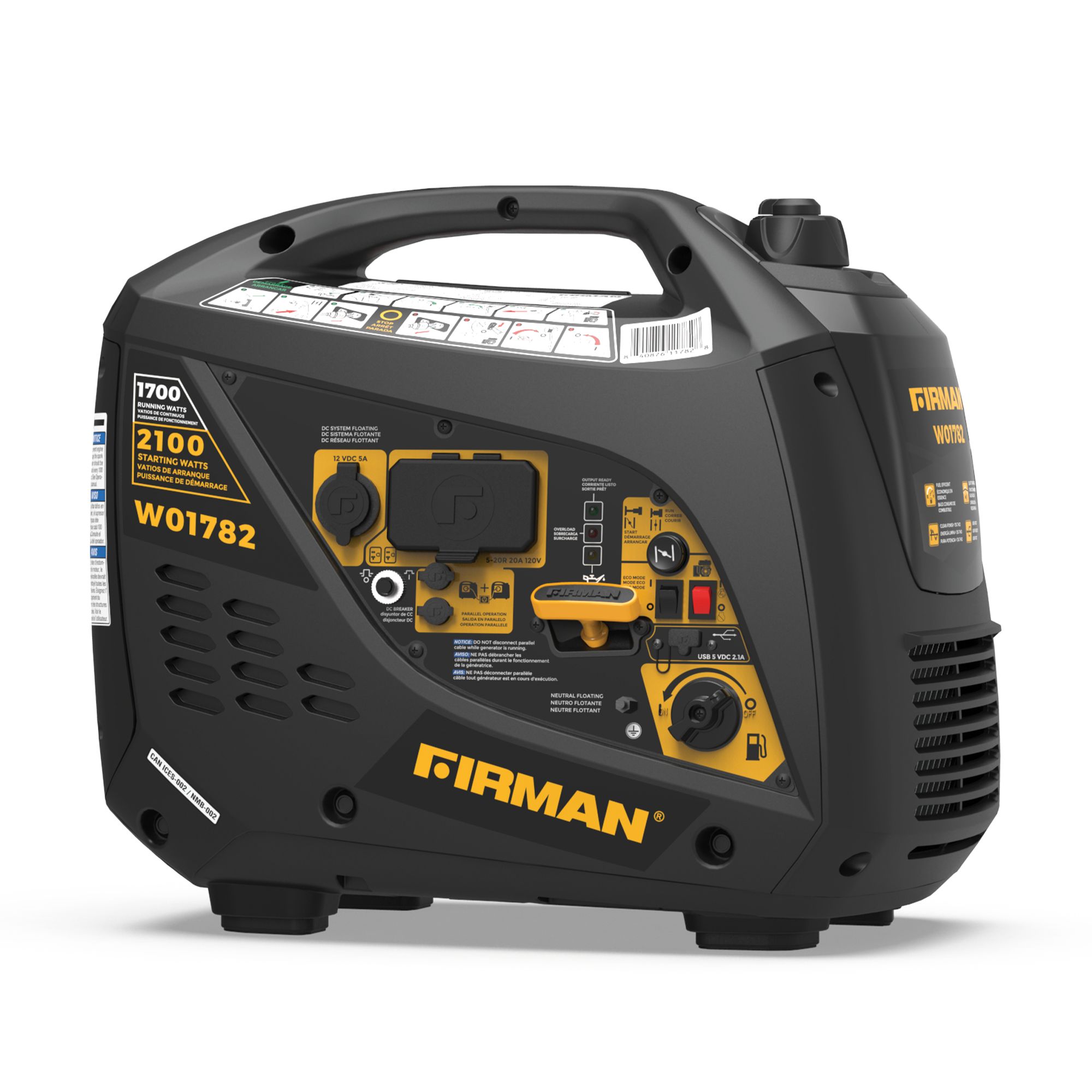 Firman Inverter Portable Generator 2100W Recoil Start from GME Supply