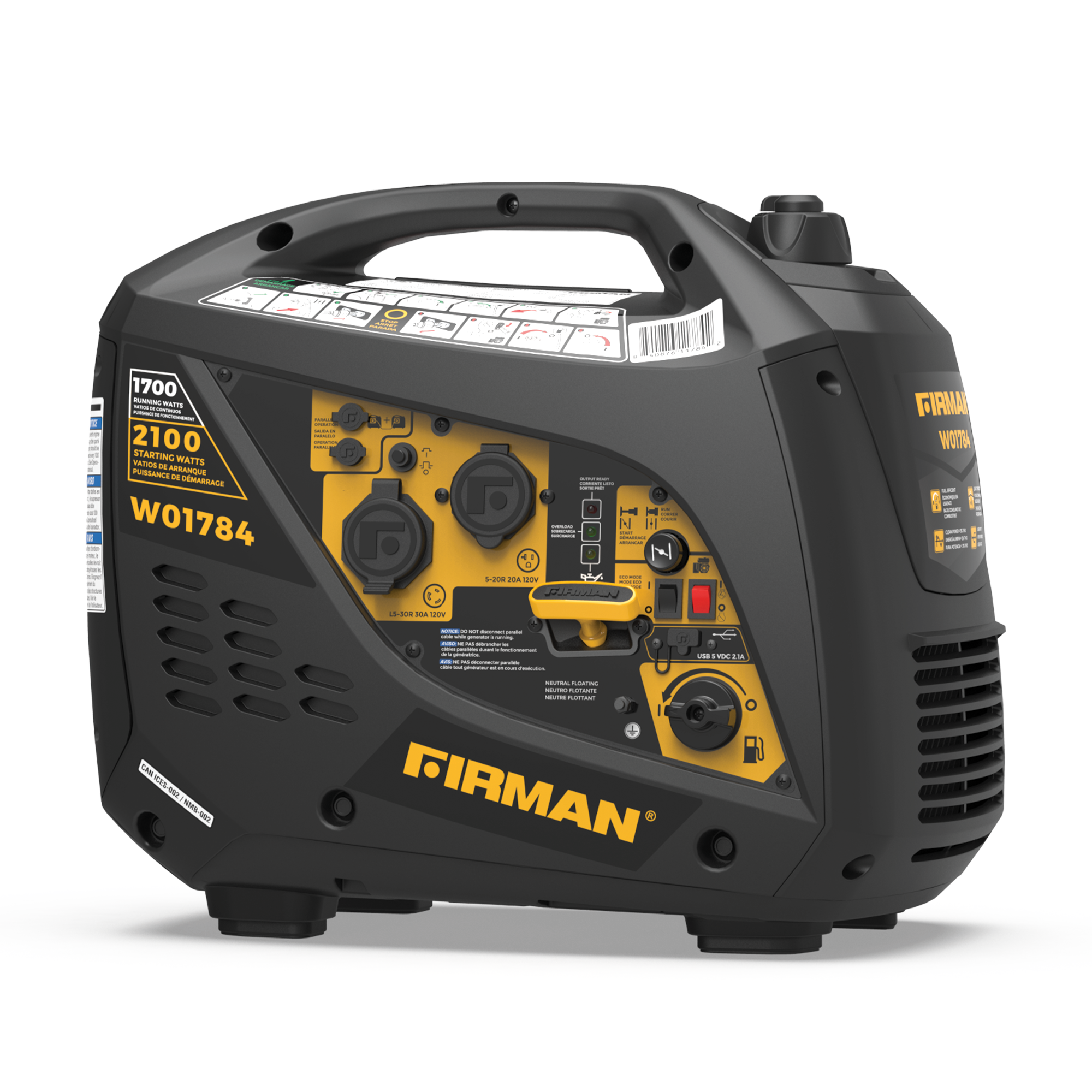Firman Inverter Portable Generator 2100W Recoil Start from GME Supply