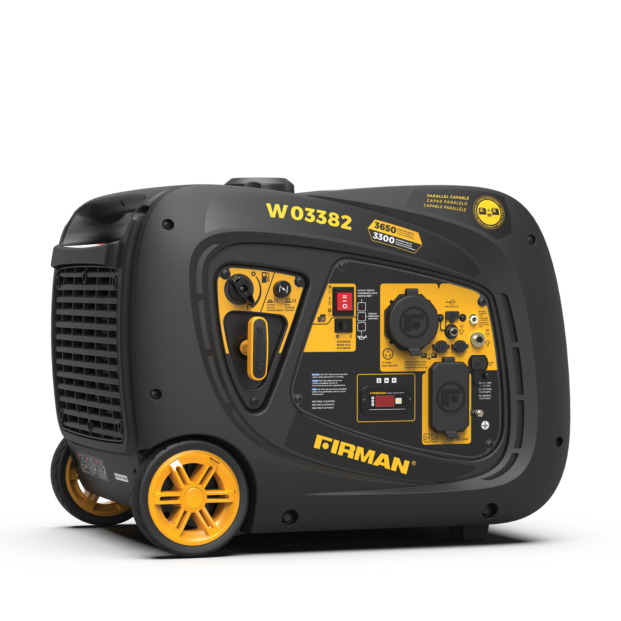 Firman 3650W Electric Start Gas Inverter Portable Generator  from GME Supply