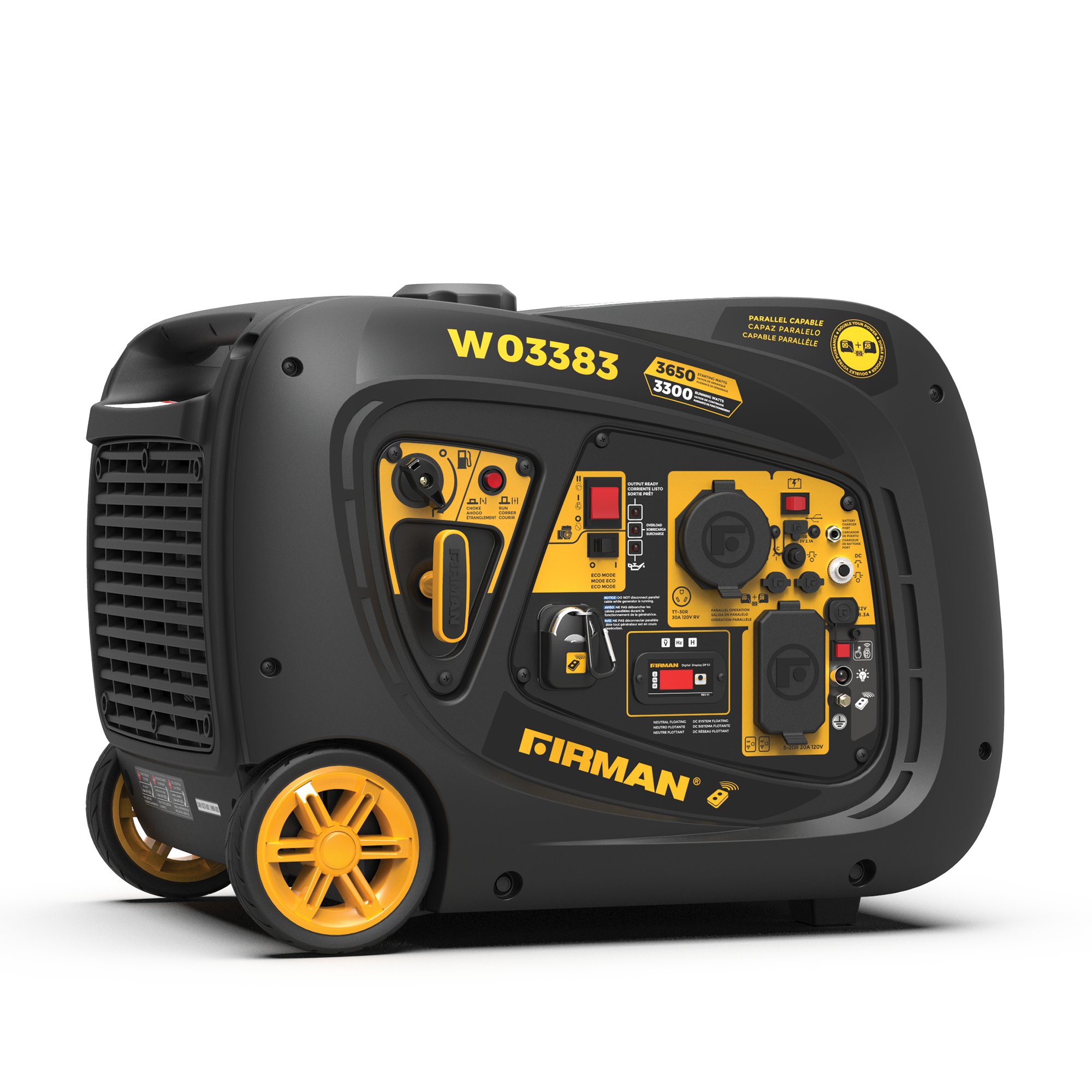 Firman 3650W Remote Start Inverter Portable Generator  from GME Supply