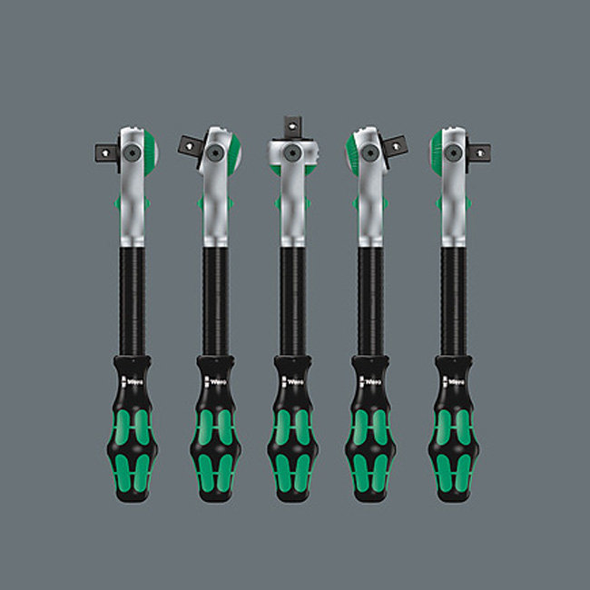 Wera Tools 8100 SC 2 Zyklop 1/2 Inch Drive Speed Ratchet Metric Set from GME Supply