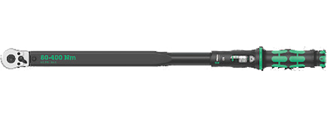 Wera Tools Click-Torque C 5 Torque Wrench with Reversible Ratchet, 1/2 Inch x 80-400 Nm from GME Supply