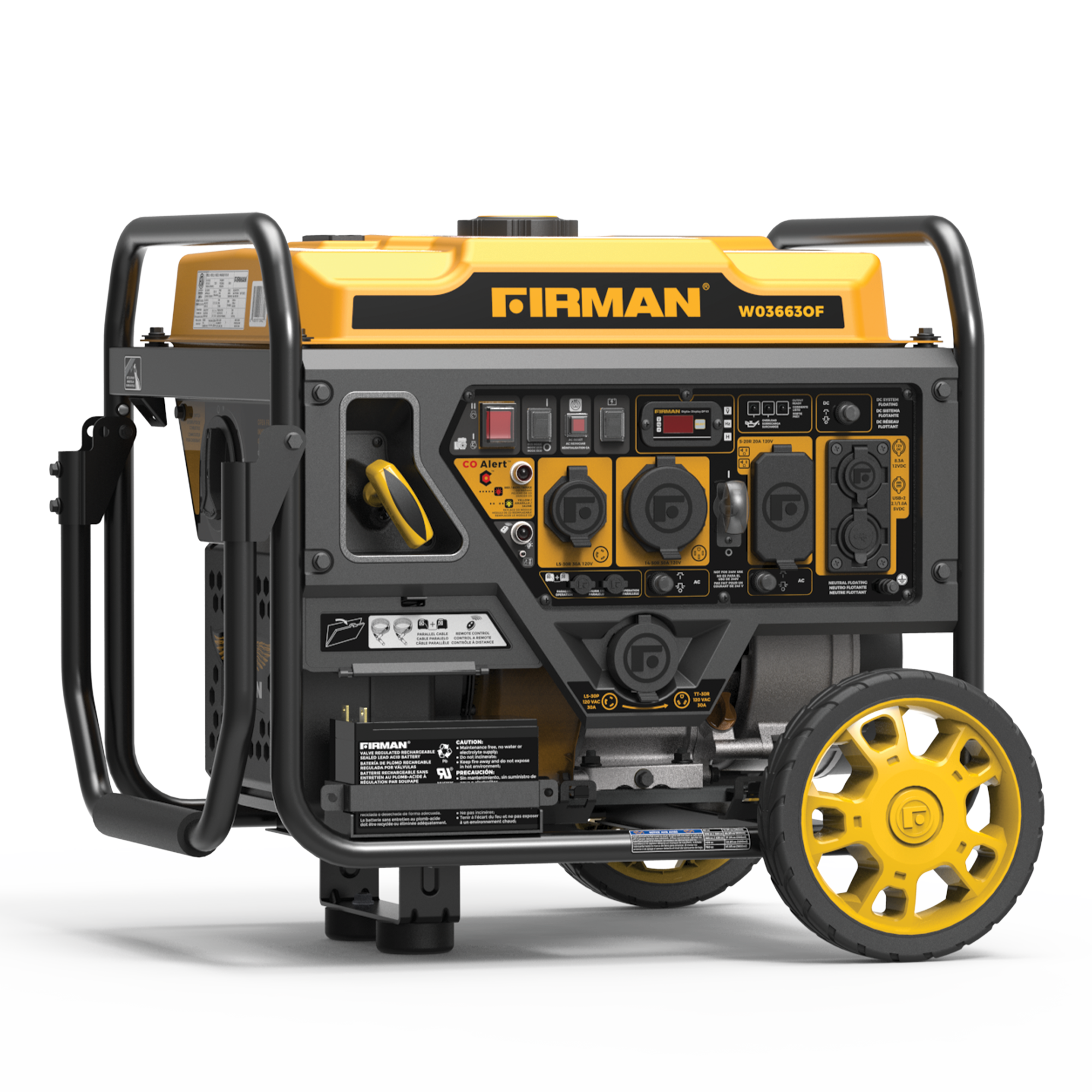 Inverter 4500W Remote Start with CO Alert Open Frame Portable Generator  from GME Supply