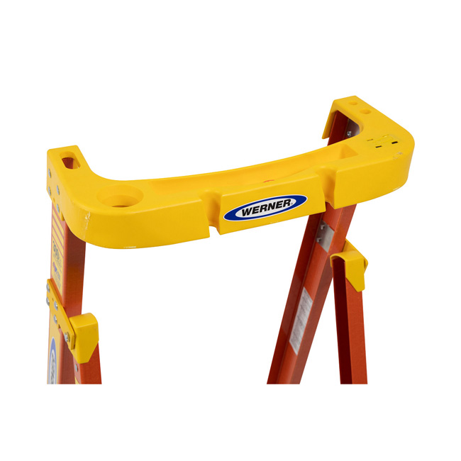 Werner 10 Foot Reach Fiberglass Podium Ladder Type IA from GME Supply