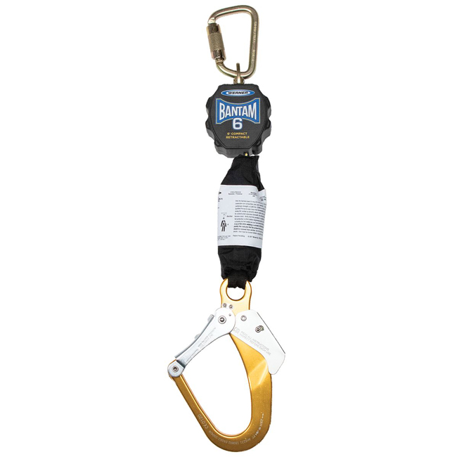 Werner 6 Foot Bantam Web SRL with Aluminum Rebar Hook from GME Supply