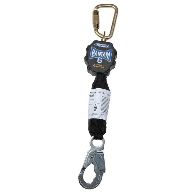 Werner 6 Foot Bantam Web SRL with Snap Hook from GME Supply
